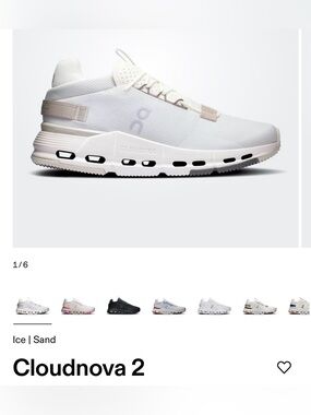 On Cloudniva 2 Women's Athletic Sneakers in White with Olive Accents